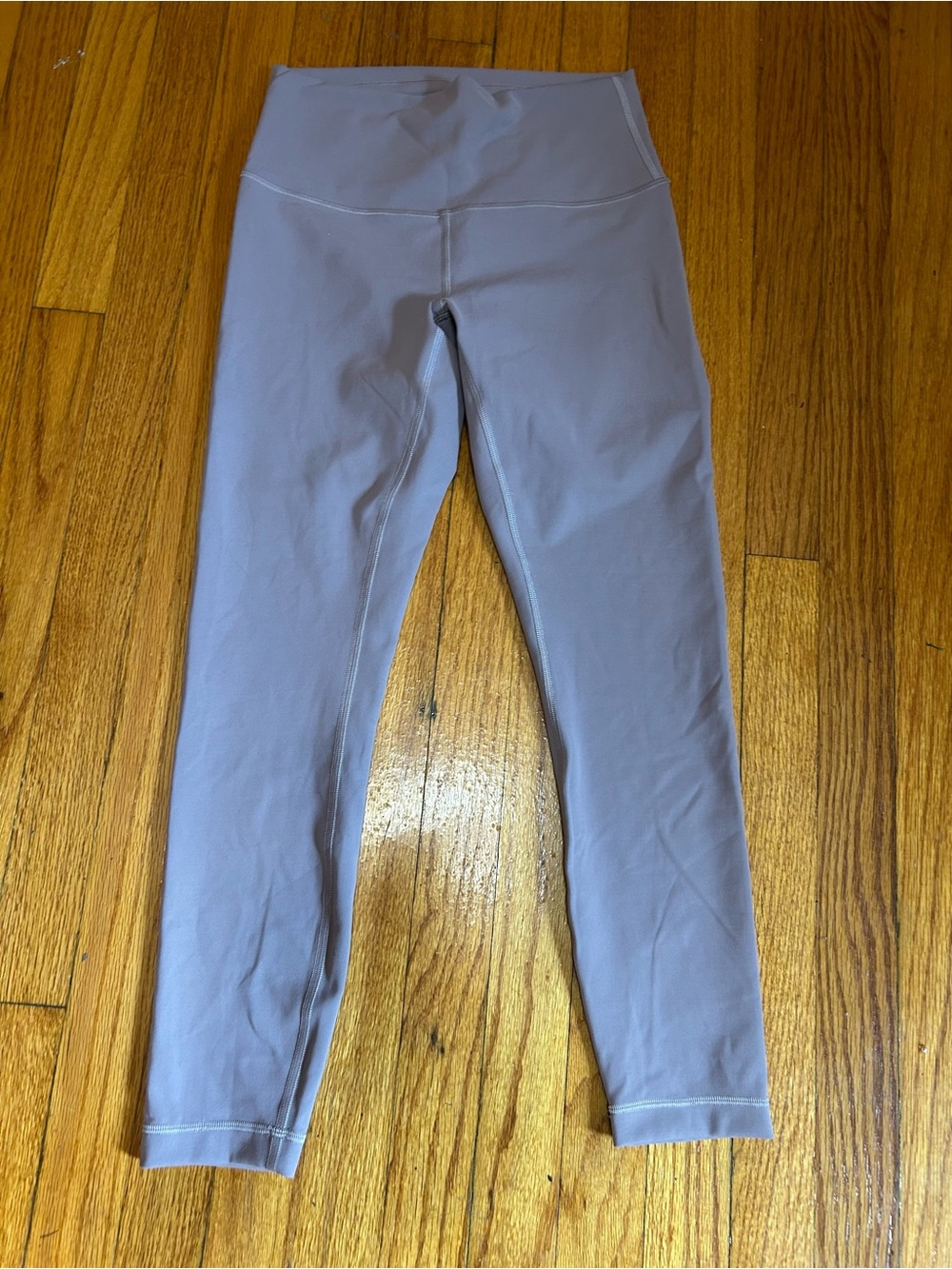 Lululemon Align HR Pant 26 Inch Grey(Taupe) Activewear, Square Dot Size 8